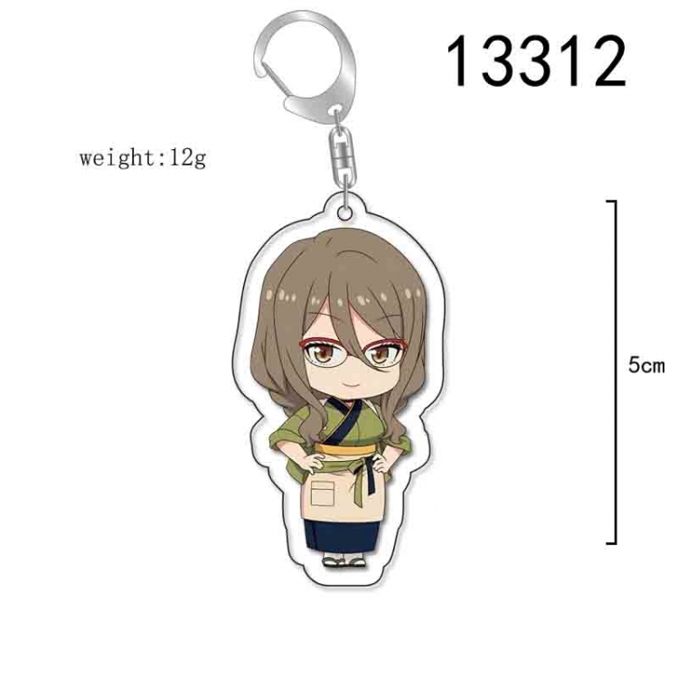 Lycoris Recoil Anime Acrylic Keychain Charm price for 5 pcs 13312