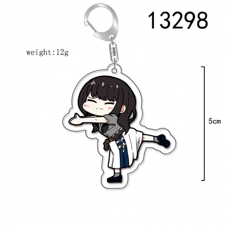 Lycoris Recoil Anime Acrylic Keychain Charm price for 5 pcs 13298