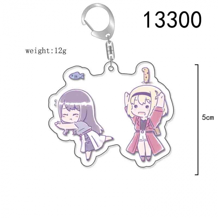 Lycoris Recoil Anime Acrylic Keychain Charm price for 5 pcs 13300