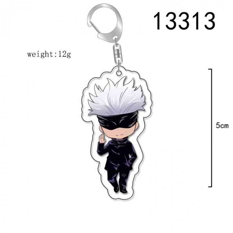 Jujutsu Kaisen Anime Acrylic Keychain Charm price for 5 pcs 13313