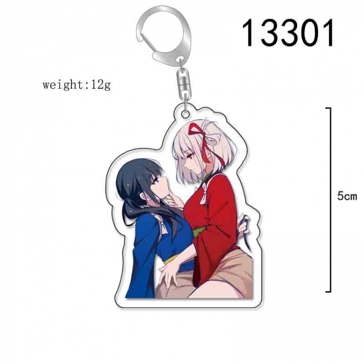 Lycoris Recoil Anime Acrylic Keychain Charm price for 5 pcs 13301