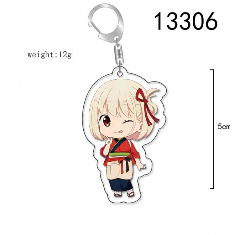 Lycoris RecoilAnime Acrylic Keychain Charm price for 5 pcs 13306