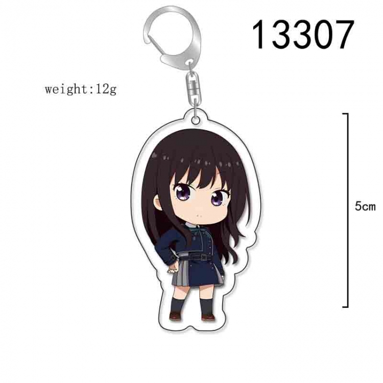 Lycoris Recoil Anime Acrylic Keychain Charm price for 5 pcs 13307