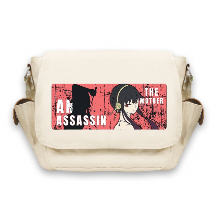 SPY×FAMILY Anime Peripheral Shoulder Bag Casual Satchel 33X13X26cm