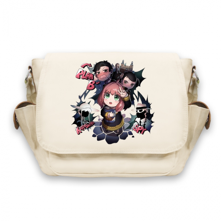 SPY×FAMILY Anime Peripheral Shoulder Bag Casual Satchel 33X13X26cm