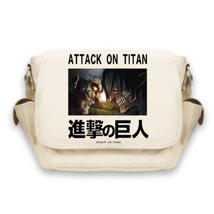 Shingeki no Kyojin Anime Peripheral Shoulder Bag Casual Satchel 33X13X26cm