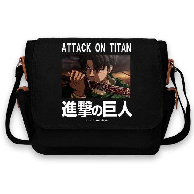 Shingeki no Kyojin Anime Peripheral Shoulder Bag Casual Satchel 33X13X26cm