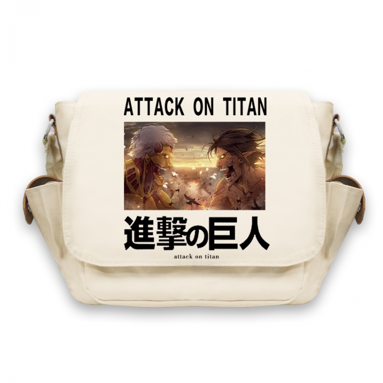 Shingeki no Kyojin Anime Peripheral Shoulder Bag Casual Satchel 33X13X26cm