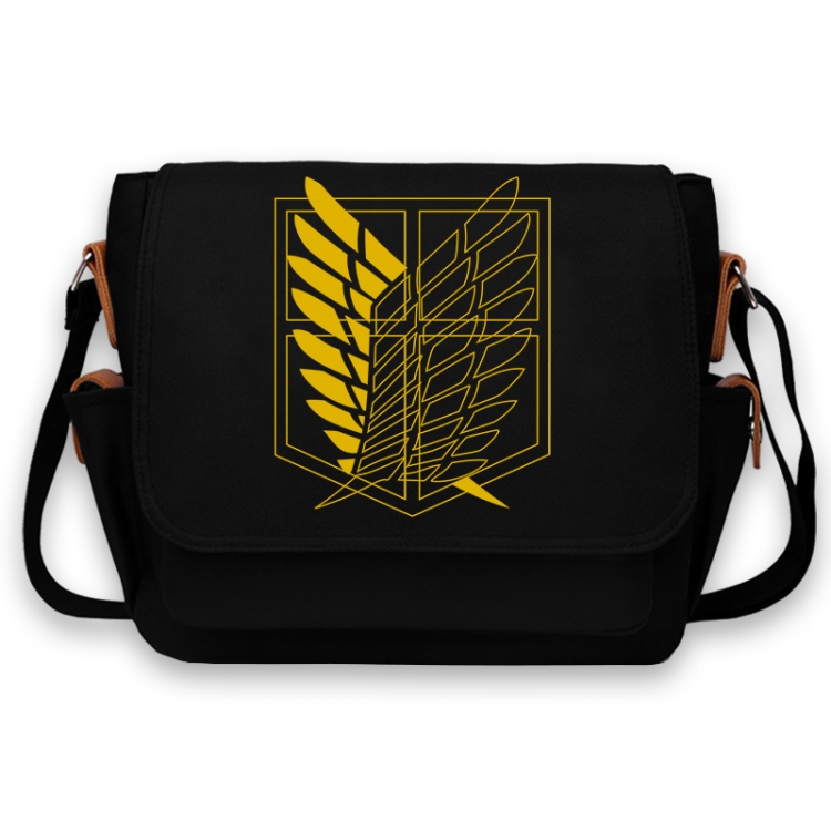 Shingeki no Kyojin Anime Peripheral Shoulder Bag Casual Satchel 33X13X26cm