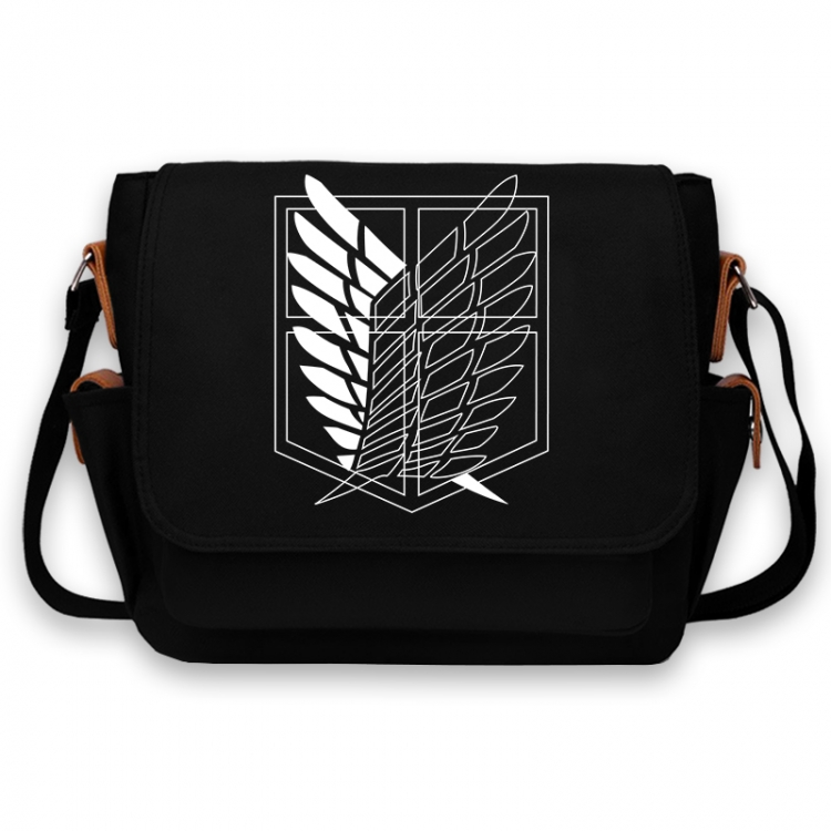 Shingeki no Kyojin Anime Peripheral Shoulder Bag Casual Satchel 33X13X26cm