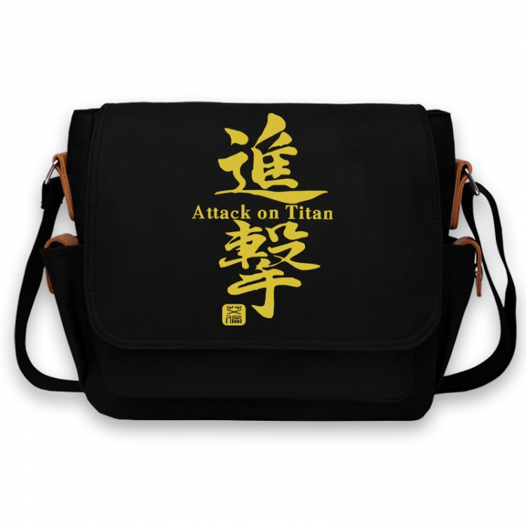 Shingeki no Kyojin Anime Peripheral Shoulder Bag Casual Satchel 33X13X26cm