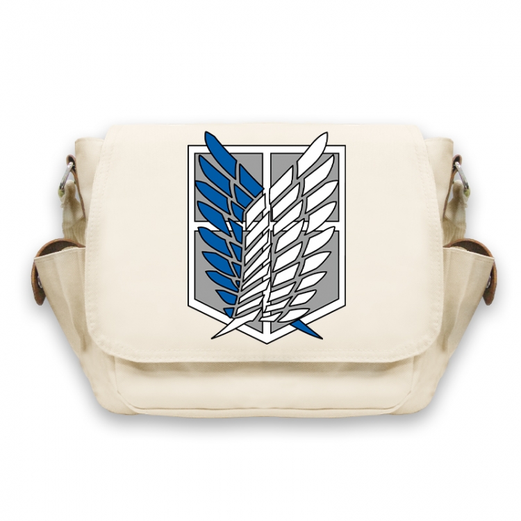 Shingeki no Kyojin Anime Peripheral Shoulder Bag Casual Satchel 33X13X26cm