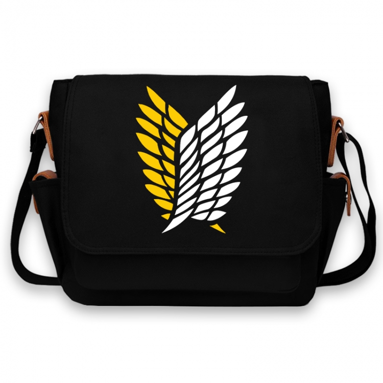 Shingeki no Kyojin Anime Peripheral Shoulder Bag Casual Satchel 33X13X26cm