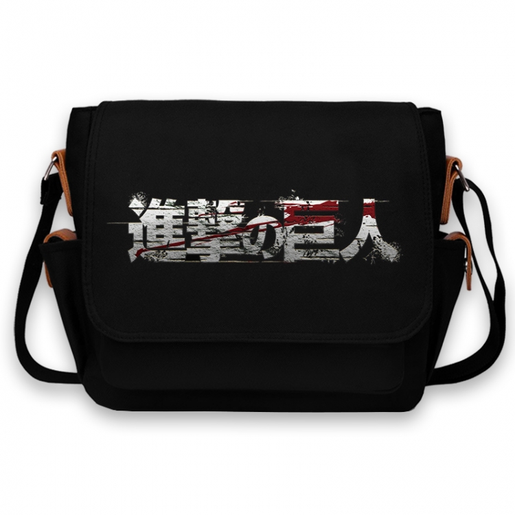 Shingeki no Kyojin Anime Peripheral Shoulder Bag Casual Satchel 33X13X26cm