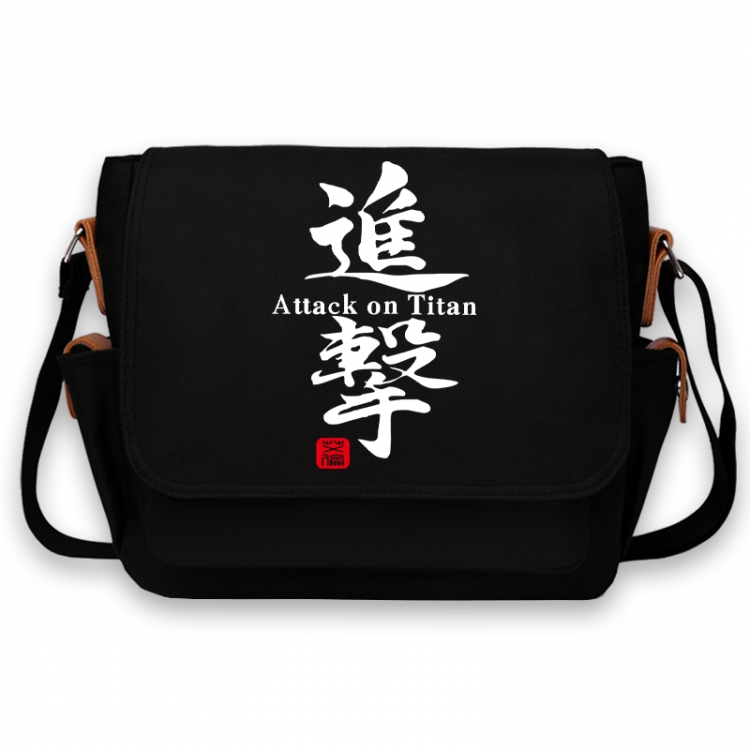 Shingeki no Kyojin Anime Peripheral Shoulder Bag Casual Satchel 33X13X26cm