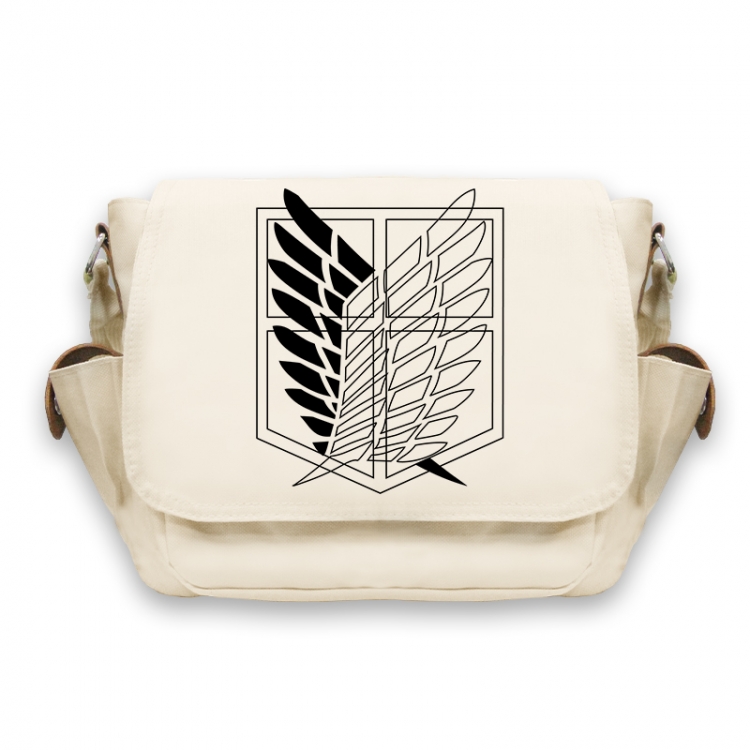 Shingeki no Kyojin Anime Peripheral Shoulder Bag Casual Satchel 33X13X26cm