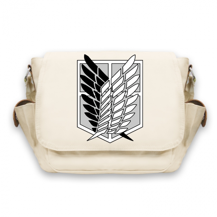 Shingeki no Kyojin Anime Peripheral Shoulder Bag Casual Satchel 33X13X26cm