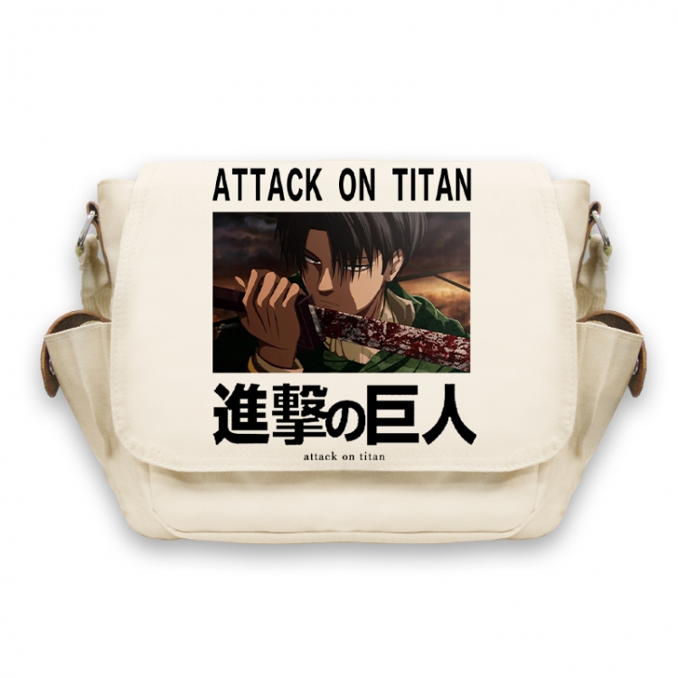 Shingeki no Kyojin Anime Peripheral Shoulder Bag Casual Satchel 33X13X26cm