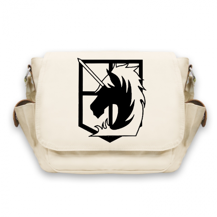 Shingeki no Kyojin Anime Peripheral Shoulder Bag Casual Satchel 33X13X26cm