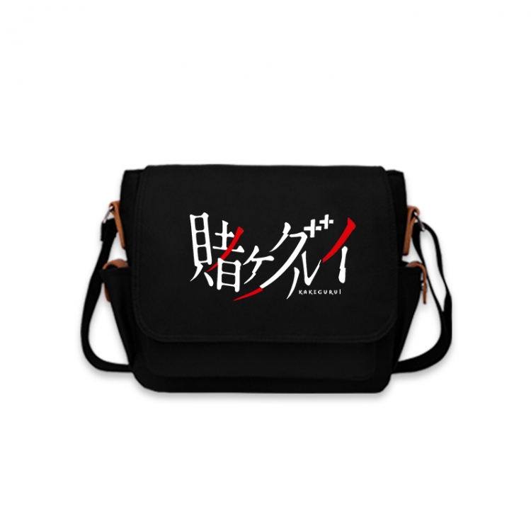 Kakegurui Anime Peripheral Shoulder Bag Casual Satchel 33X13X26cm