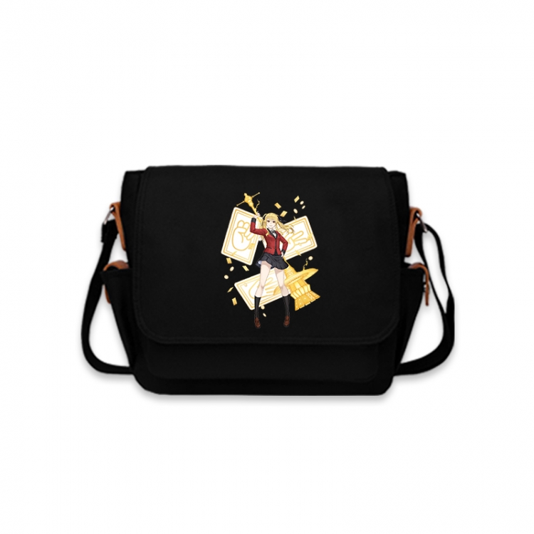 Kakegurui Anime Peripheral Shoulder Bag Casual Satchel 33X13X26cm