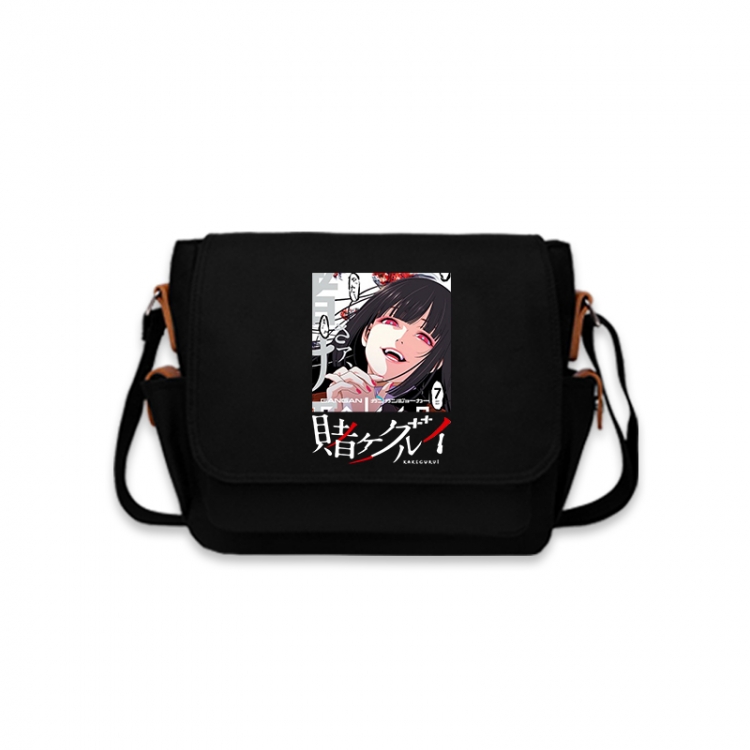 Kakegurui Anime Peripheral Shoulder Bag Casual Satchel 33X13X26cm