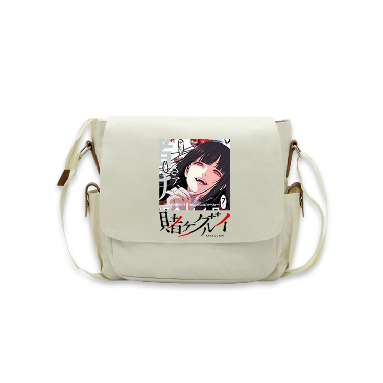 Kakegurui Anime Peripheral Shoulder Bag Casual Satchel 33X13X26cm