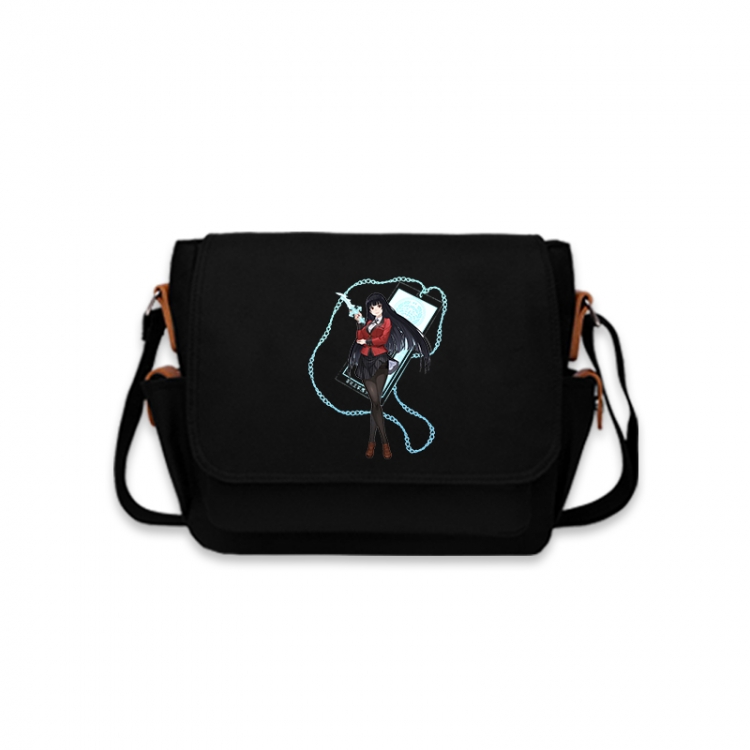 Kakegurui Anime Peripheral Shoulder Bag Casual Satchel 33X13X26cm