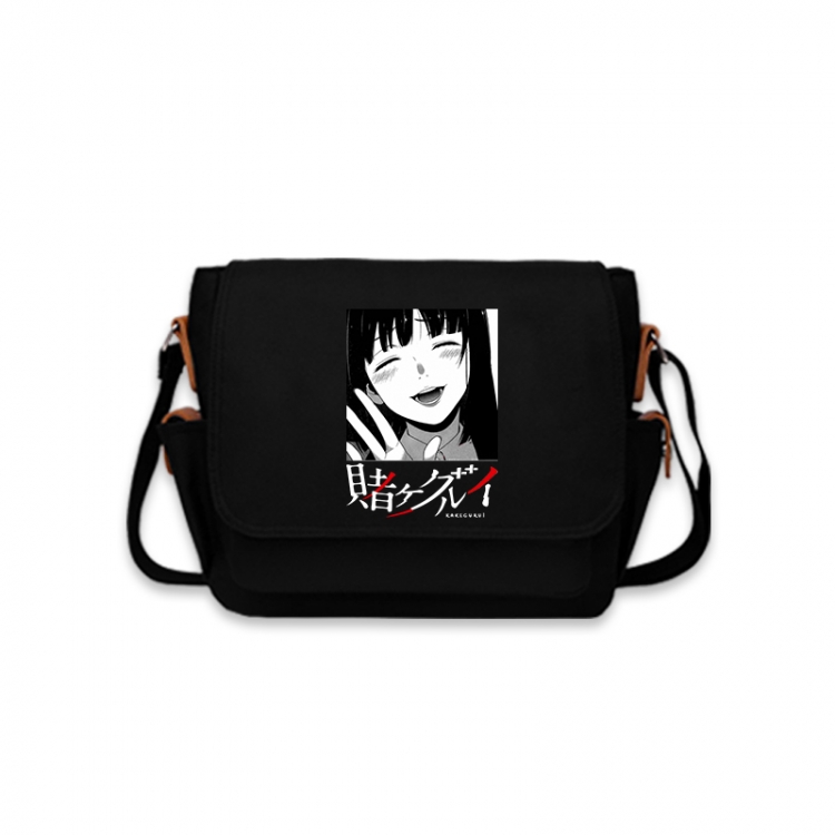 Kakegurui Anime Peripheral Shoulder Bag Casual Satchel 33X13X26cm