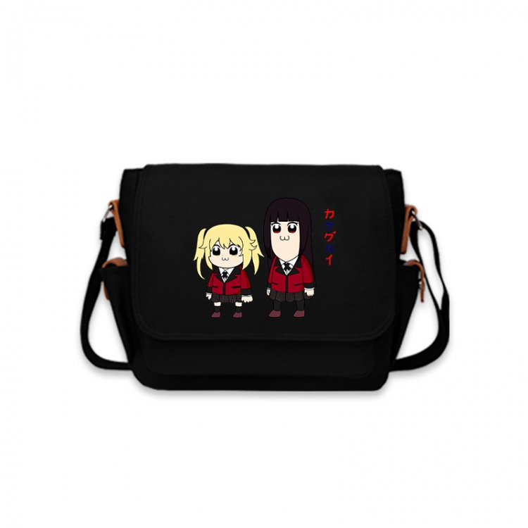 Kakegurui Anime Peripheral Shoulder Bag Casual Satchel 33X13X26cm