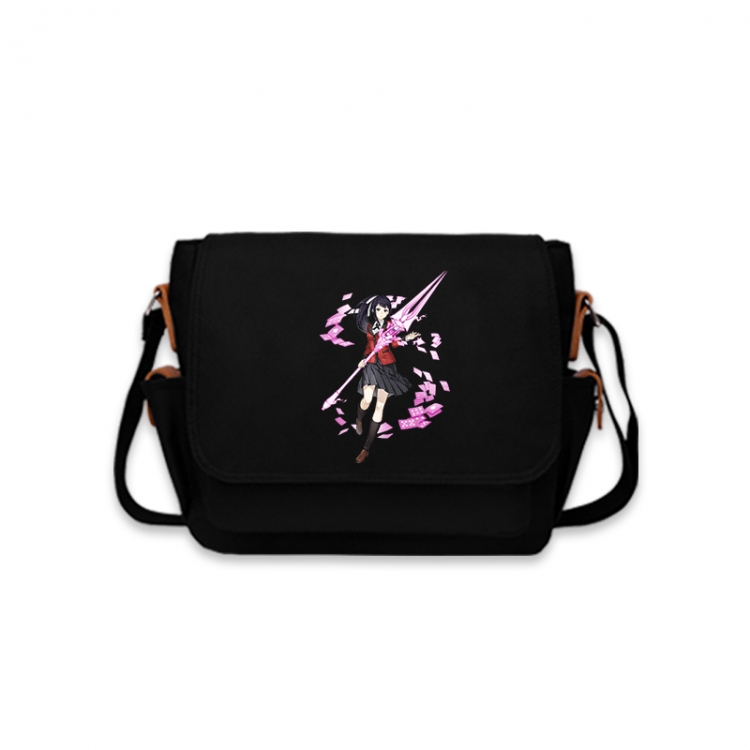 Kakegurui Anime Peripheral Shoulder Bag Casual Satchel 33X13X26cm