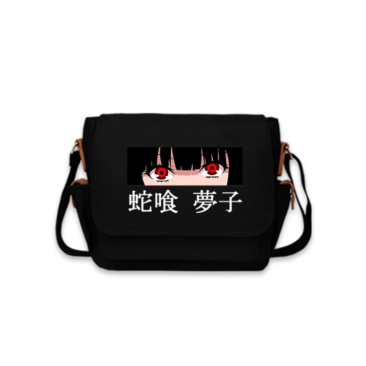 Kakegurui Anime Peripheral Shoulder Bag Casual Satchel 33X13X26cm