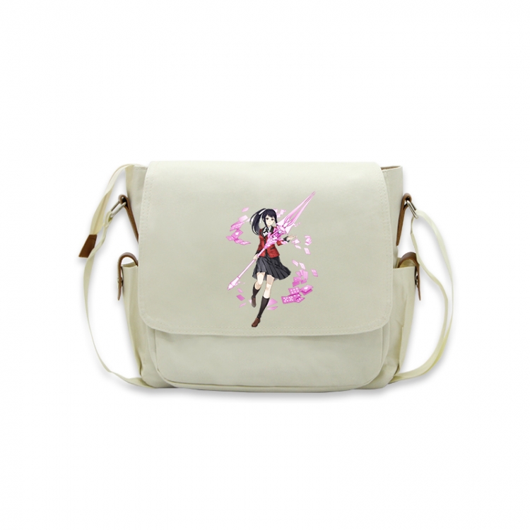 Kakegurui Anime Peripheral Shoulder Bag Casual Satchel 33X13X26cm