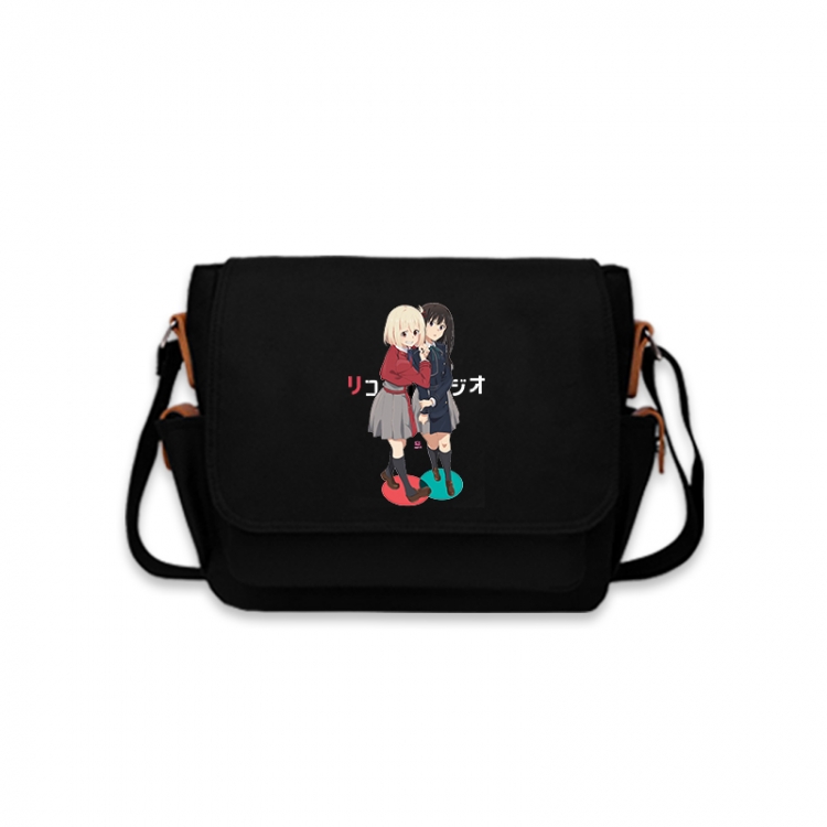 Lycoris Recoil Anime Peripheral Shoulder Bag Casual Satchel 33X13X26cm