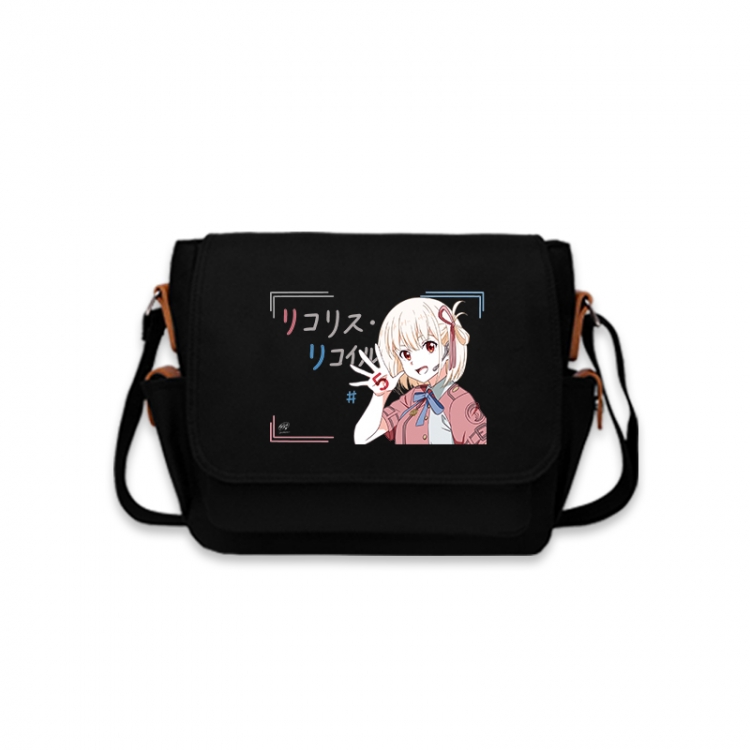 Lycoris Recoil Anime Peripheral Shoulder Bag Casual Satchel 33X13X26cm