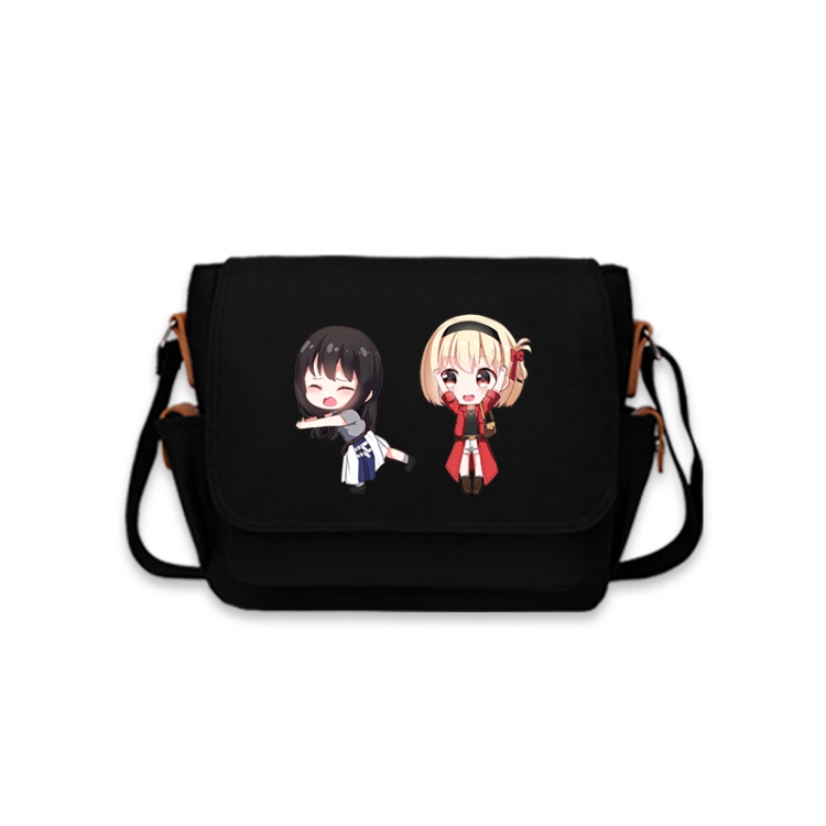 Lycoris Recoil Anime Peripheral Shoulder Bag Casual Satchel 33X13X26cm