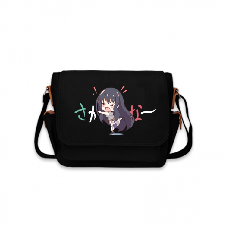 Lycoris Recoil Anime Peripheral Shoulder Bag Casual Satchel 33X13X26cm