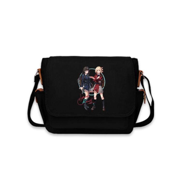 Lycoris Recoil Anime Peripheral Shoulder Bag Casual Satchel 33X13X26cm