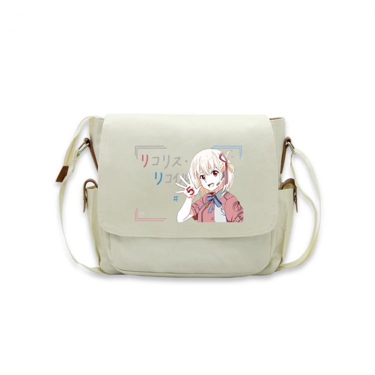 Lycoris Recoil Anime Peripheral Shoulder Bag Casual Satchel 33X13X26cm