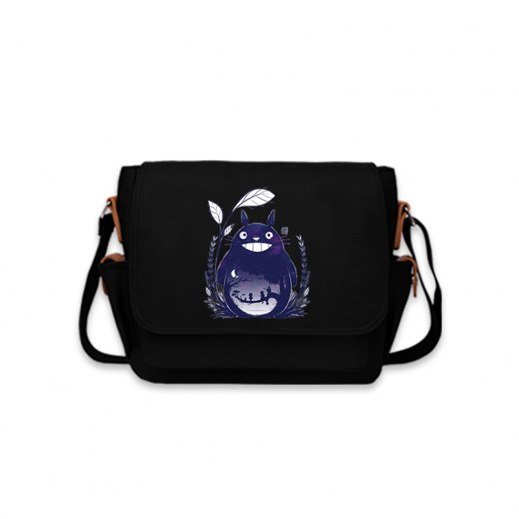 TOTORO Anime Peripheral Shoulder Bag Casual Satchel 33X13X26cm