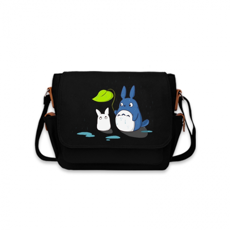 TOTORO Anime Peripheral Shoulder Bag Casual Satchel 33X13X26cm