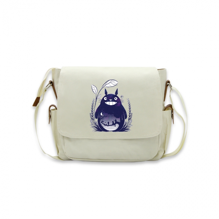 TOTORO Anime Peripheral Shoulder Bag Casual Satchel 33X13X26cm