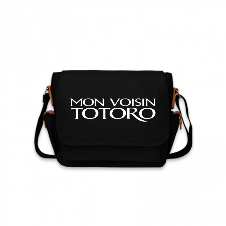 TOTORO Anime Peripheral Shoulder Bag Casual Satchel 33X13X26cm