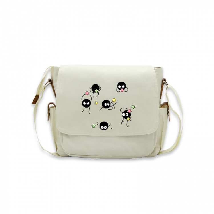 TOTORO Anime Peripheral Shoulder Bag Casual Satchel 33X13X26cm