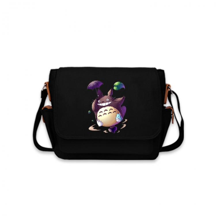 TOTORO Anime Peripheral Shoulder Bag Casual Satchel 33X13X26cm