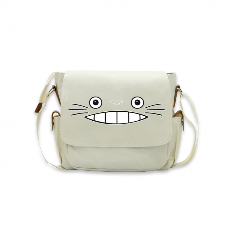 TOTORO Anime Peripheral Shoulder Bag Casual Satchel 33X13X26cm