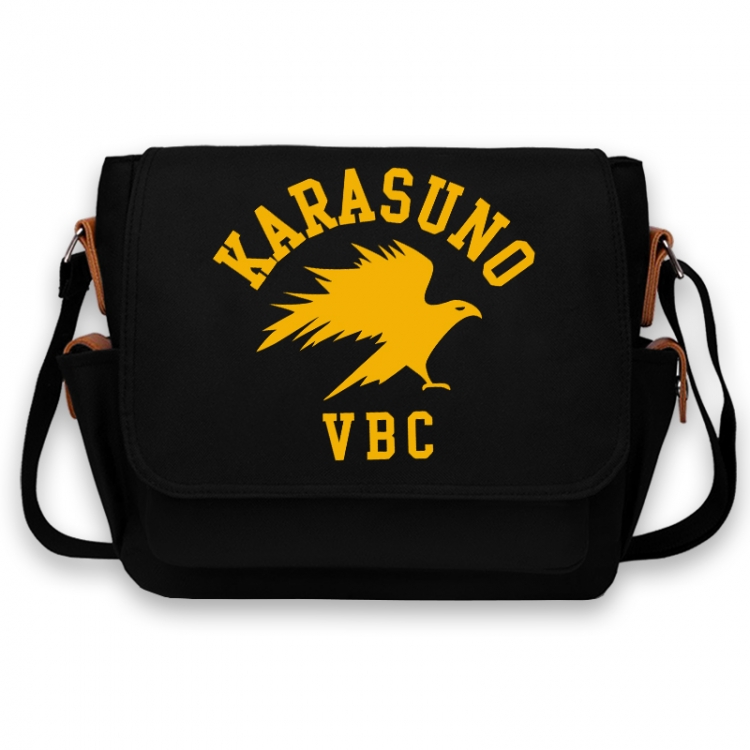 Haikyuu!! Anime Peripheral Shoulder Bag Casual Satchel 33X13X26cm