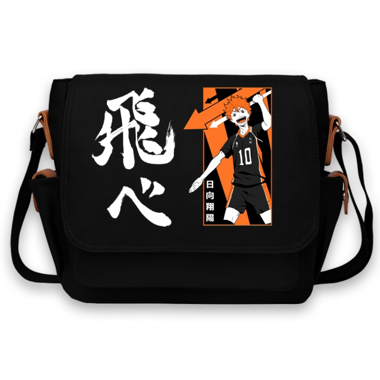 Haikyuu!! Anime Peripheral Shoulder Bag Casual Satchel 33X13X26cm