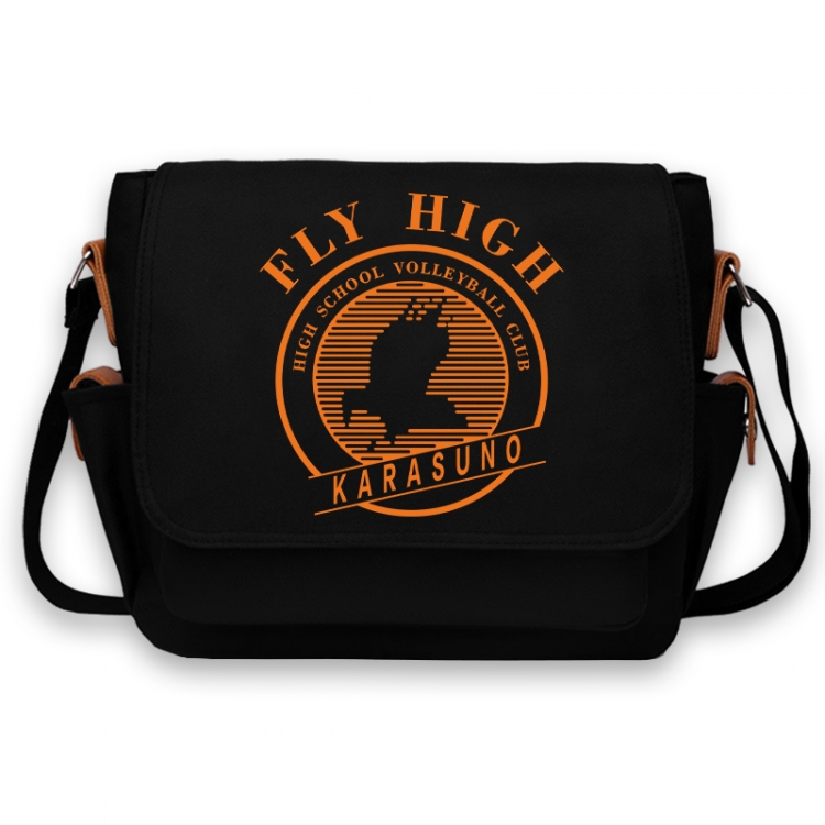 Haikyuu!! Anime Peripheral Shoulder Bag Casual Satchel 33X13X26cm