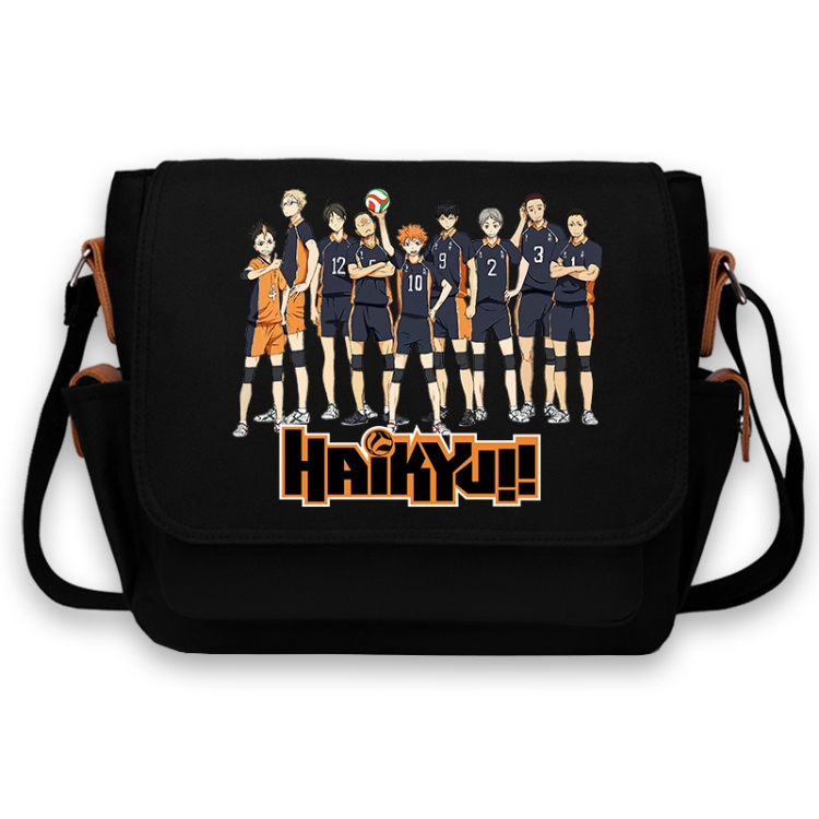 Haikyuu!! Anime Peripheral Shoulder Bag Casual Satchel 33X13X26cm